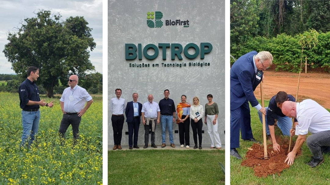 Ministro belga se impressiona com as contribuições da Biotrop para a agricultura sustentável durante visita ao Brasil